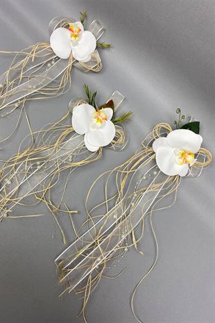 الجملة حقيبة حزمة الخوص وحلية سيارة القافلة 3 قطع كريم