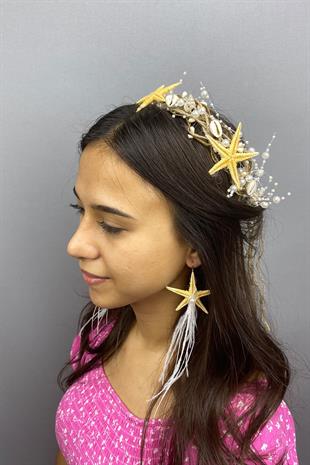 الجملة تاج ويكر نجم البحر ومجموعة القرط