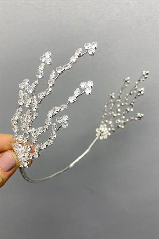 Wholesale Helen Model Lacquer Coated Zircon Bridal Crown