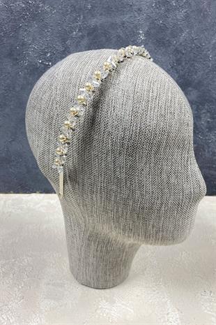 الجملة حبات اللؤلؤ وقطع الشعر كريستال تاج الزفاف التبعي