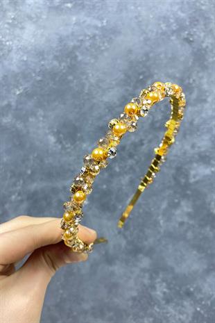 الجملة حبات اللؤلؤ والكريستال الشعر التبعي تاج الزفاف