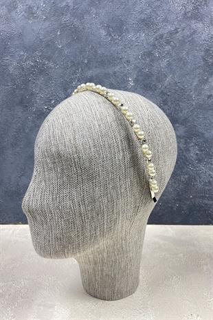 الجملة حبات اللؤلؤ والكريستال لامعة الشعر التبعي تاج الزفاف