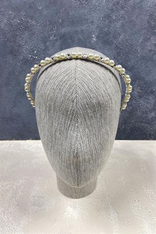 الجملة حبات اللؤلؤ والكريستال لامعة الشعر التبعي تاج الزفاف