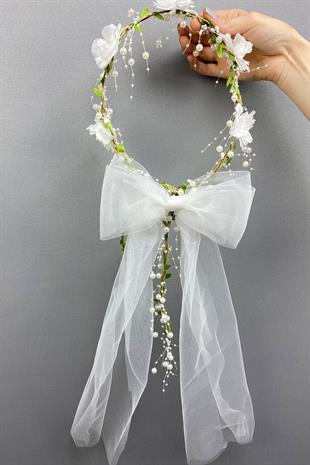 الجملة لؤلؤة وأوراق تصميم القوس تاج الزفاف والإكسسوارات الشعر