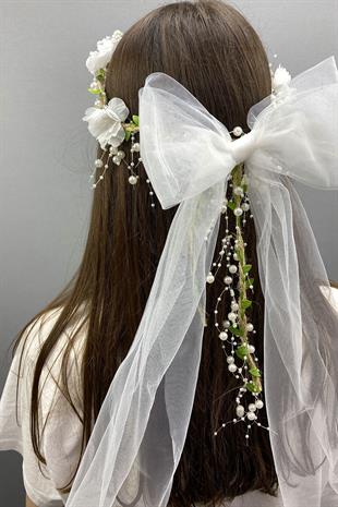 الجملة لؤلؤة وأوراق تصميم القوس تاج الزفاف والإكسسوارات الشعر