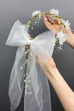 الجملة لؤلؤة وأوراق تصميم القوس تاج الزفاف والإكسسوارات الشعر