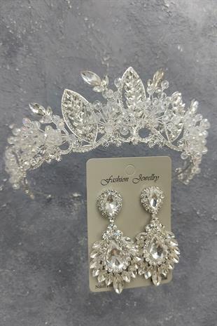 الجملة تاج الزفاف نموذج Jabbah وإسقاط الأقراط حجر المكوك