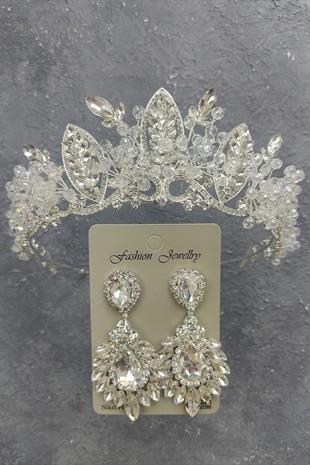 الجملة تاج الزفاف نموذج Jabbah وإسقاط الأقراط حجر المكوك