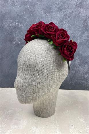 الجملة تصميم خاص الزفاف الحناء الشعر التبعي مع المخملية روز