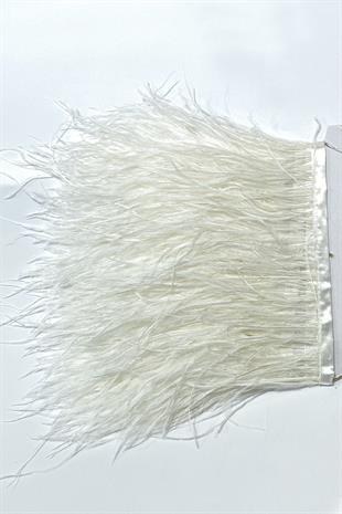 الجملة كسر الأبيض النعامة ريشة 1 طن متري