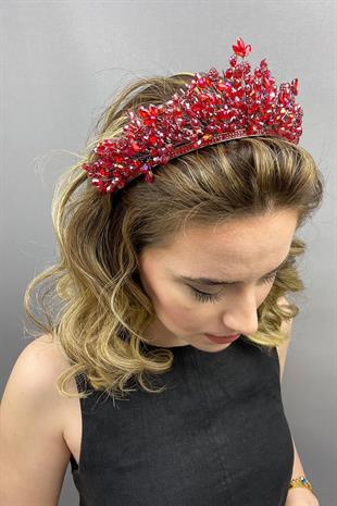 الجملة الأحمر Akspring الزفاف وتاج الحناء