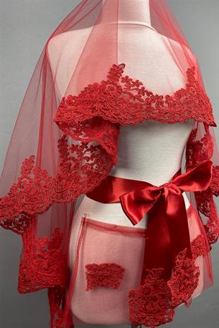 الجملة الأحمر علياء الزفاف الحناء الحجاب غطاء الوجه