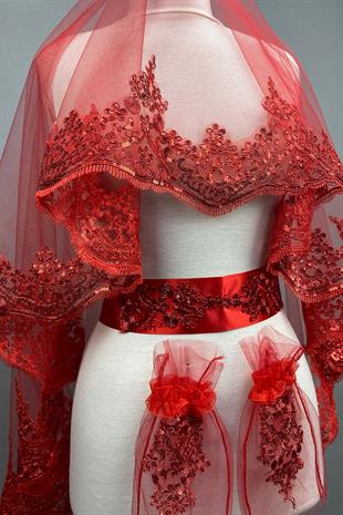 الجملة الأحمر اللازوردي الترتر الحجاب الزفاف الحناء الحجاب الوجه