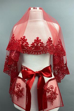 الجملة اللوز الأحمر بريق الزفاف الحناء الحجاب غطاء الوجه