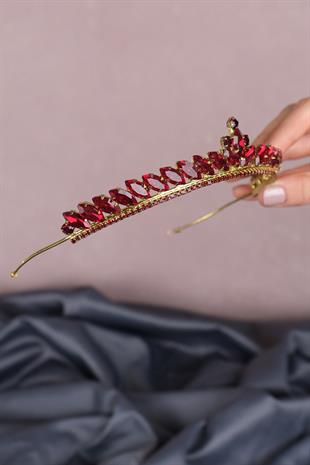 الجملة الذهب الأحمر اللجنة الاقتصادية لأوروبا نموذج رقيقة تاج الحناء الزفاف