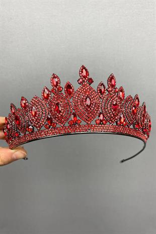 الجملة الأحمر هيرا نموذج الزفاف تاج الحناء