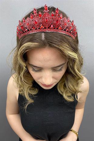 الجملة الأحمر هيرا نموذج الزفاف تاج الحناء