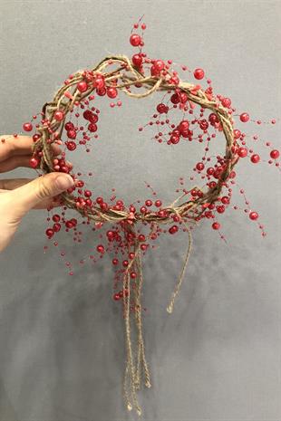 الجملة الأحمر التاج القش بيرل