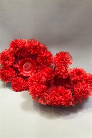 سلة وصينية الحناء الحمراء بالجملة