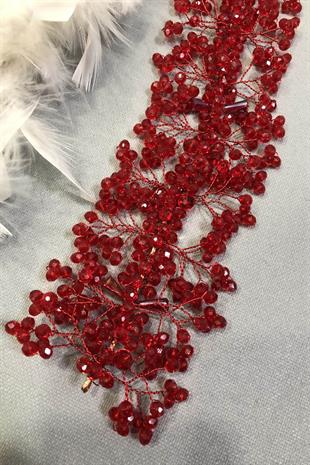 الجملة الشعر الأحمر حلم كريستال وإكسسوارات الحجاب