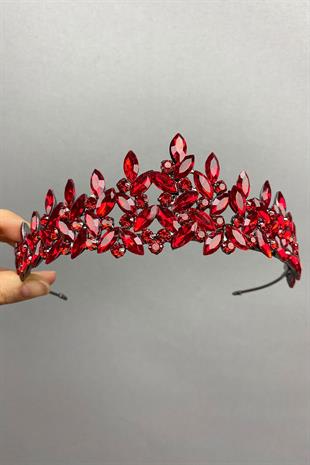 الجملة الأحمر سوبرا نموذج الزفاف تاج الحناء