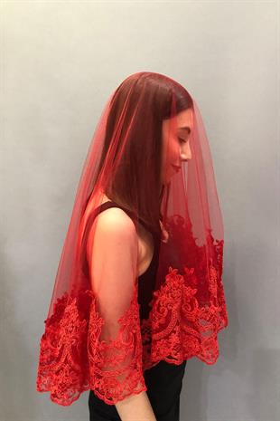 الجملة السلطان الأحمر منقوشة الحجاب الزفاف الوجه