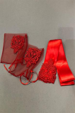 الجملة السلطان الأحمر منقوشة الحجاب الزفاف الوجه