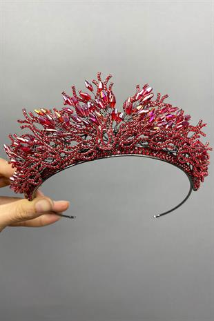 الجملة الزهرة الحمراء نموذج تاج الحناء الزفاف