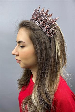 الجملة مجموعة مسحوق الظلام نموذج تاج الحناء الزفاف