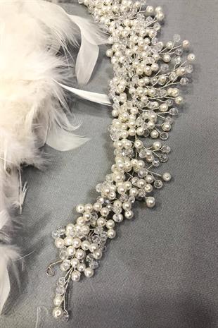 الجملة كريم بيلين كريستال ملحقات الشعر والعمامة