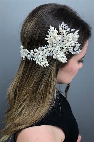 تاج حنة هيلين للعرائس بالكريستال واللؤلؤ بالجملة