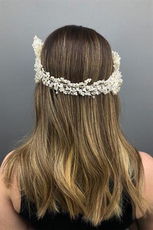 تاج حنة هيلين للعرائس بالكريستال واللؤلؤ بالجملة