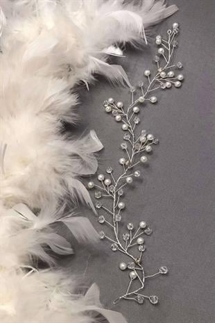 الجملة كريم اللؤلؤ والكريستال حجر الشعر وملحقات الحجاب