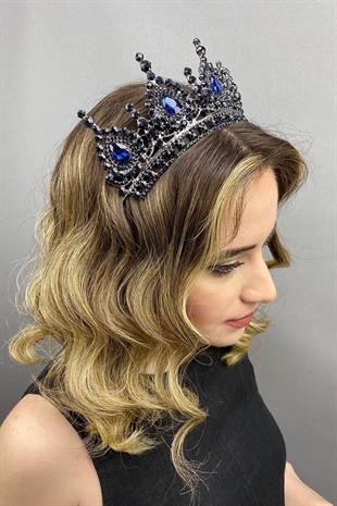 الجملة الأزرق الداكن Ahu نموذج تاج الحناء الزفاف