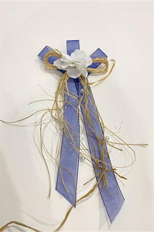 الجملة الأزرق الداكن ويكر كوبية حقيبة زخرفة حزمة زخرفة 1 قطعة