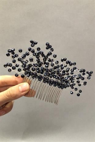 الجملة الأزرق الداكن مشط الشعر كليب