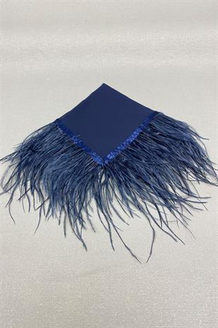 الجملة البحرية الأزرق الريشة الزفاف هالي منديل