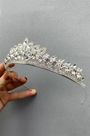 الجملة لين نموذج صغير المكوك حجر تاج الزفاف