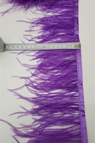 ريش نعام ليلكي بالجملة 1 متر