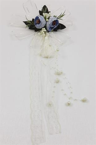 الجملة زخرفة حقيبة حزمة اللون الأزرق