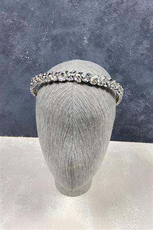 الجملة تصميم حجر المكوك الشعر التبعي تاج الزفاف