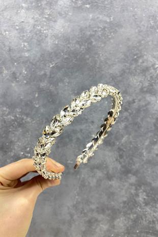 الجملة تصميم حجر المكوك الشعر التبعي تاج الزفاف