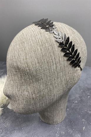 الجملة تصميم أوراق معدنية رقيقة الزفاف تاج الشعر التبعي