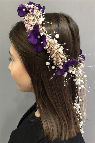 الجملة الأرجواني شيبسولى وزهرة الكوبية المجففة التاج