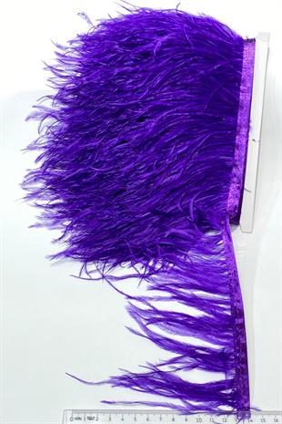 الجملة ريش نعام بنفسجي 1 متر