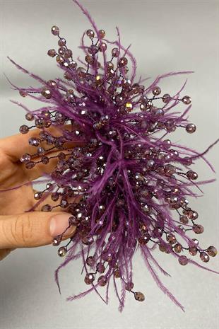 الجملة اليدوية كريستال مطرز و أشعث الشعر التبعي