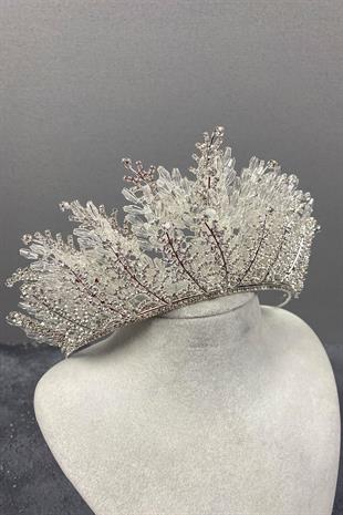 الجملة نيروبي مطرز تاج الزفاف