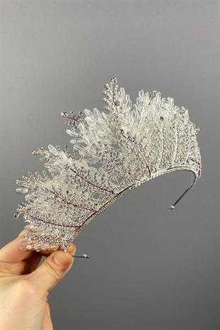 الجملة نيروبي مطرز تاج الزفاف