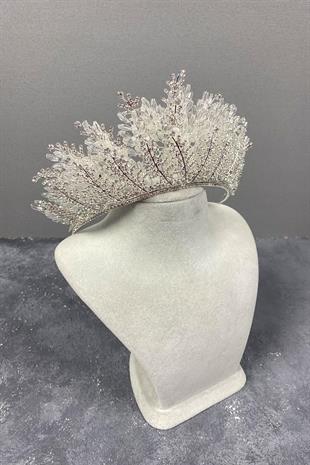 الجملة نيروبي مطرز تاج الزفاف