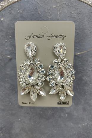 الجملة نيفا نموذج الزفاف ولي العهد والأقراط حجر قطرة المكوك